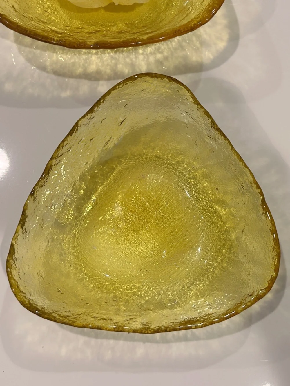 Set of Gold Glitter Rose Candles in Glass Bowls 8 Pieces Total